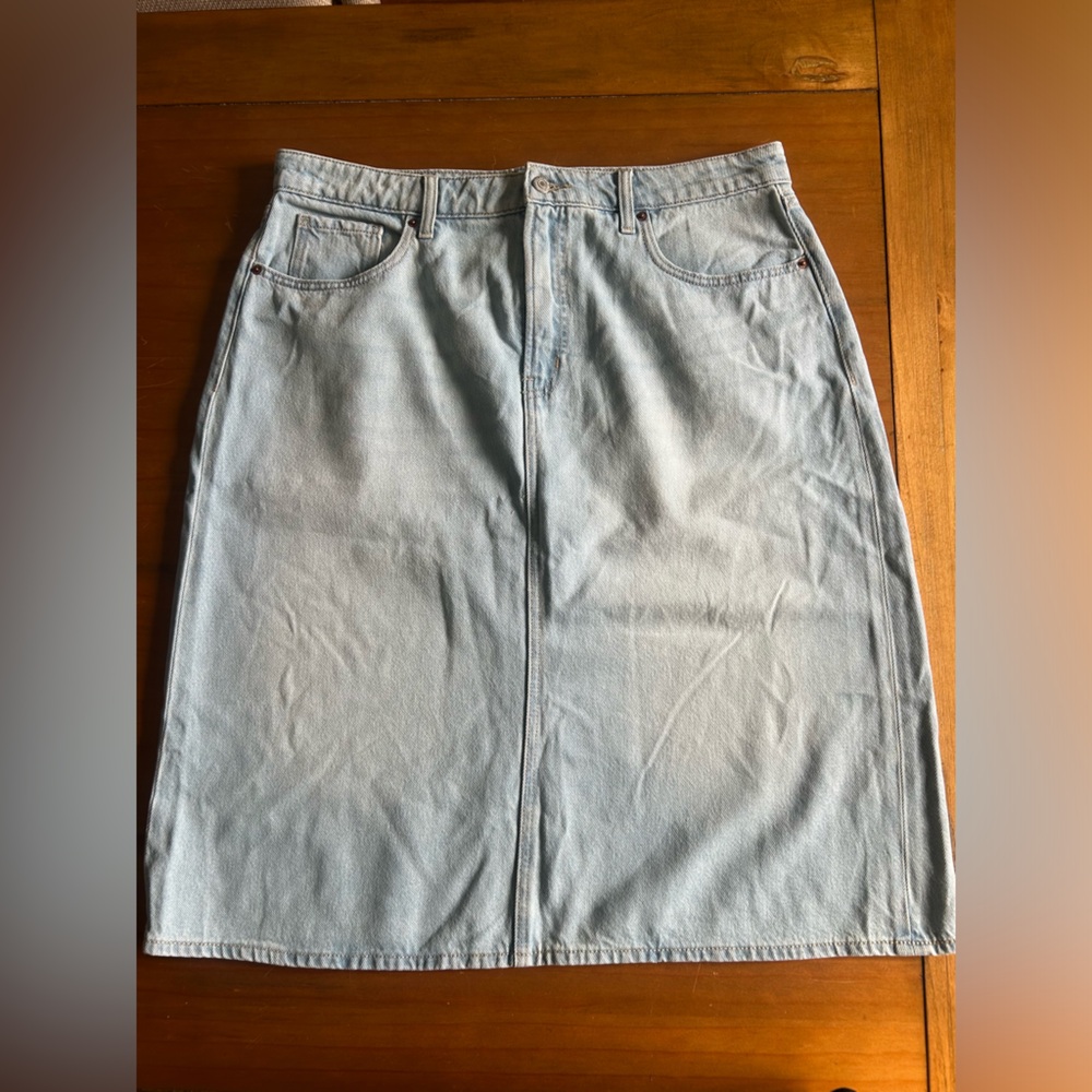 Women’s Old Navy Extra High Rise Secret Smooth Pockets size 16 Denim Skirt